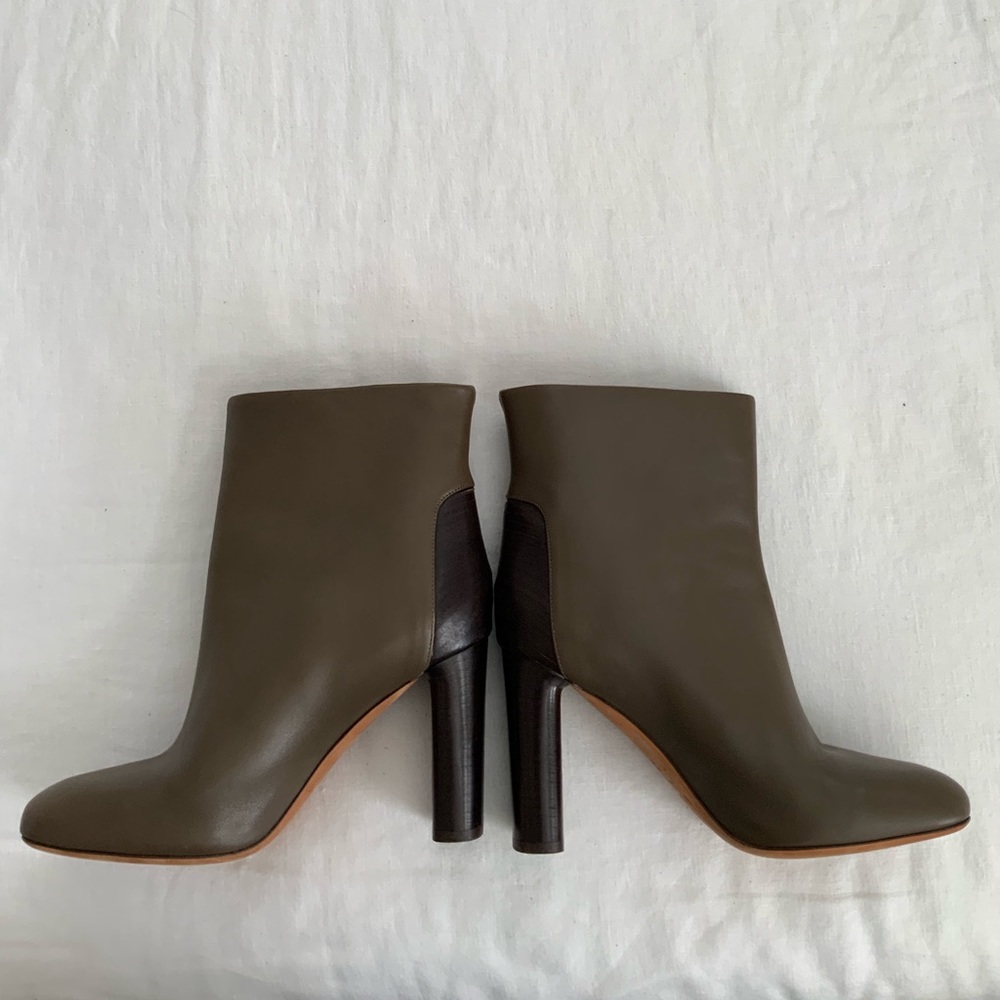 Vince Army Green Boots